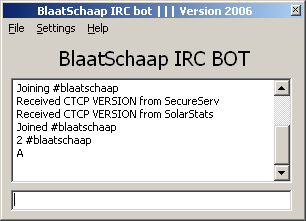 BlaatBot 2006