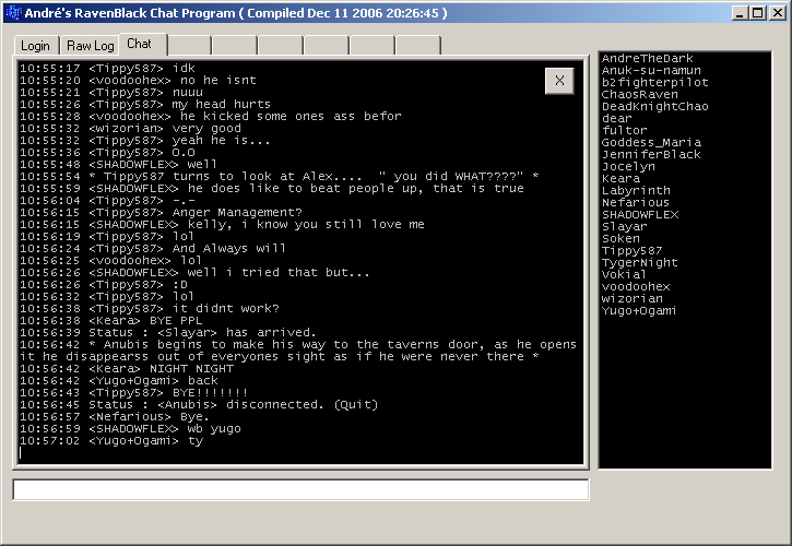 Alternative RavenBlack Chat Client